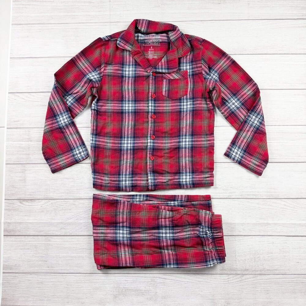 Jammies For Your Families Plaid Collared Pajamas